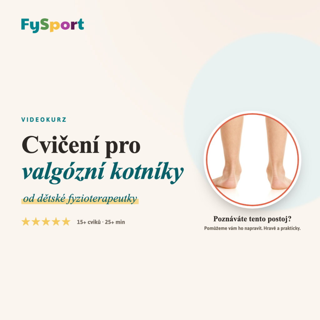 Videokurz: Cvičení pro&nbsp;děti s&nbsp;valgozitou kotníků